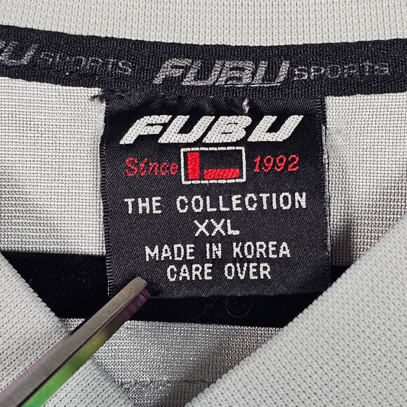 Vintage Y2K Fubu Sport Classic Edition Hip Hop Rap Stitched Mens 2XL Jersey - Picture 7 of 10